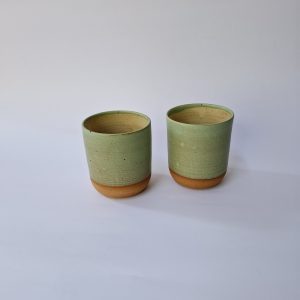 Juego de 2 vasos grandes turquesa